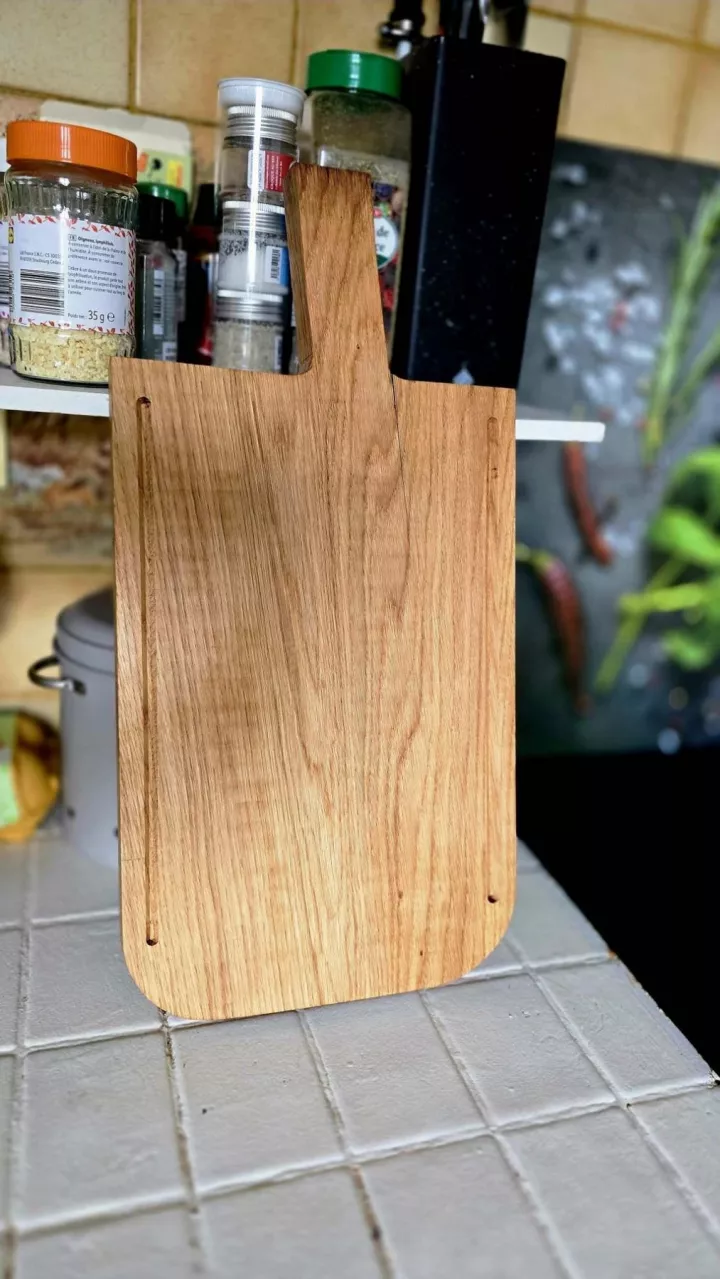 Planches de présentation en bois massif, Geste & Grain