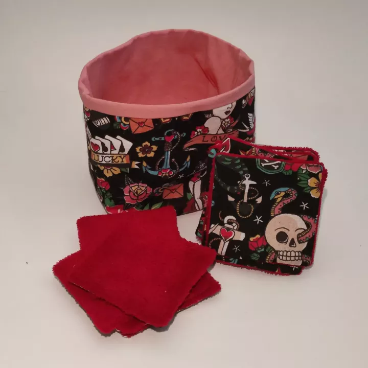 Lingettes et sac « Ana », Fée Main de Laeti